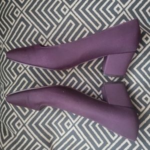 Vintage Dyelights Plum Heels size 9.5